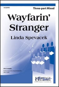 Wayfarin' Stranger Three-Part Mixed choral sheet music cover Thumbnail